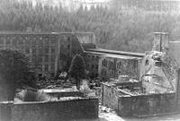 Mill building is in bad shape, 1983