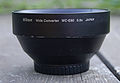 Side of WC-E80 lens