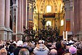 Cerimonia del fiore durante la festa patronale