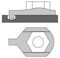 A tab washer