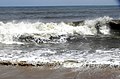 Vagues sur la plage de Kribi