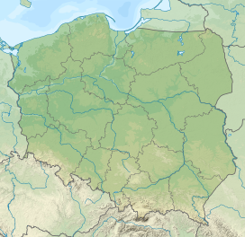 Map showing the location of Puszcza Darżlubska