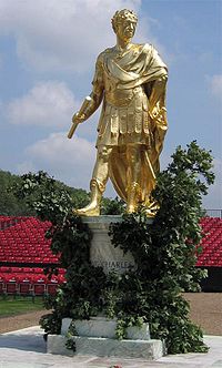 Statue of King Charles II at the Royal Hospital Chelsea