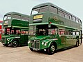 Image 34Preserved AEC Routemaster coaches in London Transport Green Line livery.