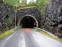 Sjona tunnel i Rana kommun.