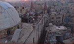 St Elijah cathedral in 2016 damaged by explosions