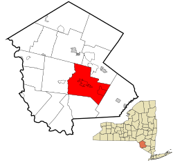 Location of Thompson in Sullivan County, New York