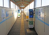 東武東上線⇔JR八高線乗換改札口（2022年1月）