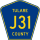 County Road J31 marker
