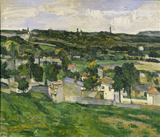 View of Auvers-sur-Oise (c. 1879) by Cézanne