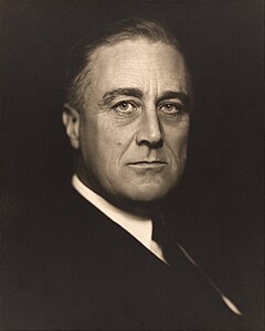 Franklin D. Roosevelt, by Vincenzo Laviosa (restored by Yann)
