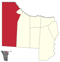 Karte Katwitwi in Namibia