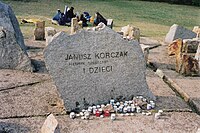 Commemorative stone at Treblinka
