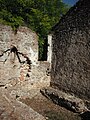 Le rovine del monastero.