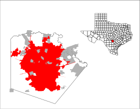 Localisation de San Antonio