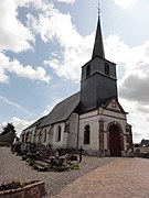 L'église Notre-Dame, le clocher-porche.