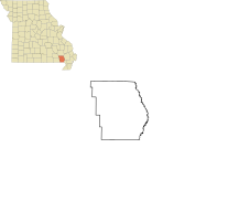 Location of Neelyville, Missouri