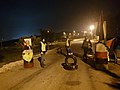 Emergency committee checkpoint in Qusin