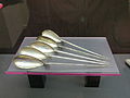 Five plain spoons that are typically Roman in design