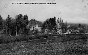 Château de La Roche, carte postale ancienne.