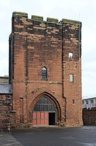 Agricola Tower of Chester Castle, a motte-and-bailey castle dating from 1070