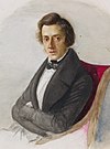 Шопен, портрет из 1835, акварел