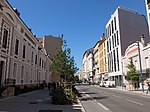 Le cours près de la station de métro République après le réaménagement de 2019