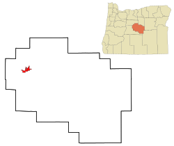 Location in Oregon