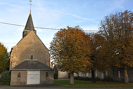 The church in Crottes-en-Pithiverais