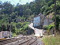 Vista da aldea desde a estación