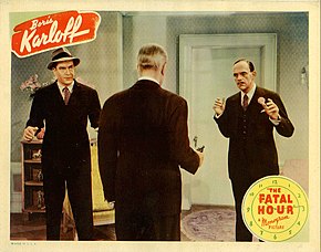 Description de l'image Fatal Hour lobby card.jpg.