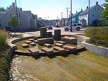 Fountain at the Bee Branch