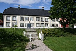 View of the culture centre in the village