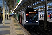 M5 rollingstock at the Amstelstation.