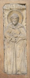 St. Gunther of Bohemia, tombstone effigy.