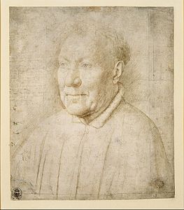 Study for Cardinal Niccolò Albergati, by Jan van Eyck