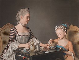 Le petit déjeuner de la famille Lavergne, 1754