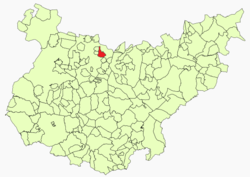 Location in Badajoz