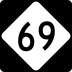 North Carolina Highway 69 marker