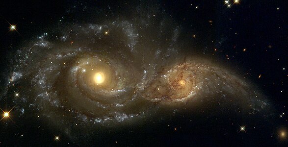 NGC 2207 and IC 2163, by NASA/ESA/Hubble Heritage Team