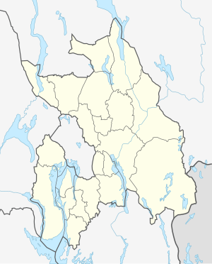 2013 Norwegian Third Division is located in Akershus