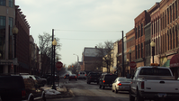 The Old Village Historic District looking west along East Front Street