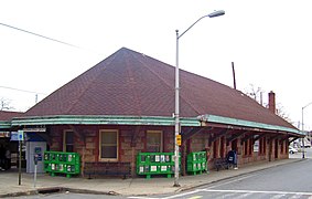 The 1925-built station building