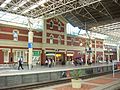 INternal view of the Perth railway station taken from platform 6 looking towards the original enterance