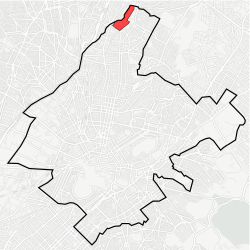 Location within Athens municipality