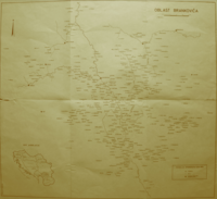 A map depicting The District of Branković drawn based on toponyms from the defter[8]