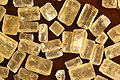 Brown sugar crystals
