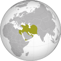 The Sasanian Empire at its greatest extent c. 620 CE., under Khosrau II.