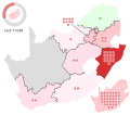 Gains et pertes de sièges de l'ANC par province