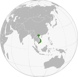 越南國的領土範圍